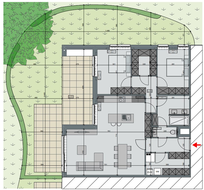 Nieuwbouwappartement met twee slaapkamers, tuin en ondergrondse autostaanplaats te koop in Zulte 