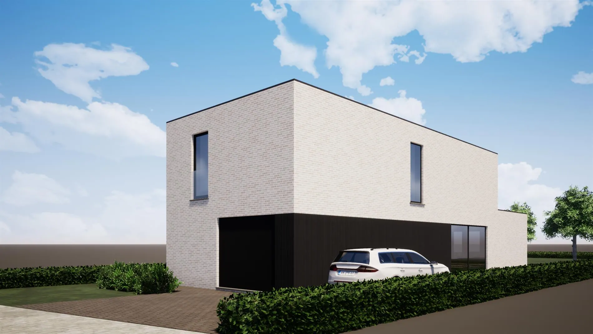 Prachtige alleenstaande nieuwbouw villa met 3 slaapkamers te Oudenburg
