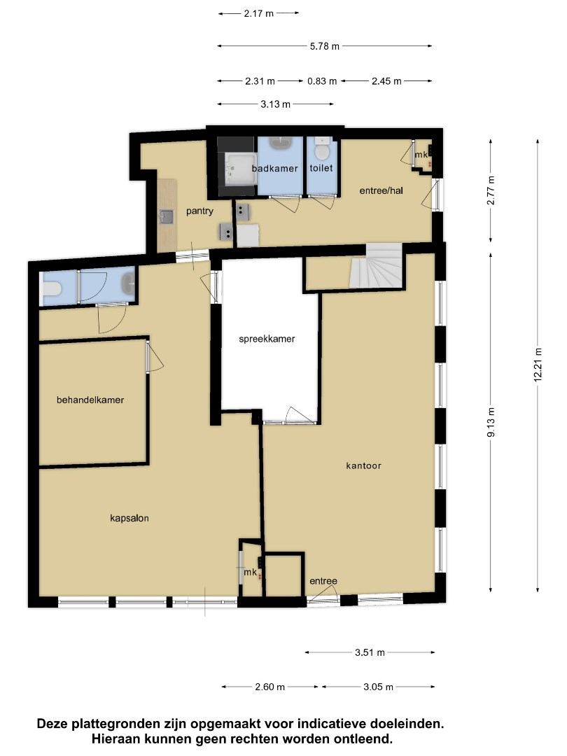 Eigen bedrijf beginnen? Dit multifunctioneel pand met bovenwoning biedt vele mogelijkheden! 