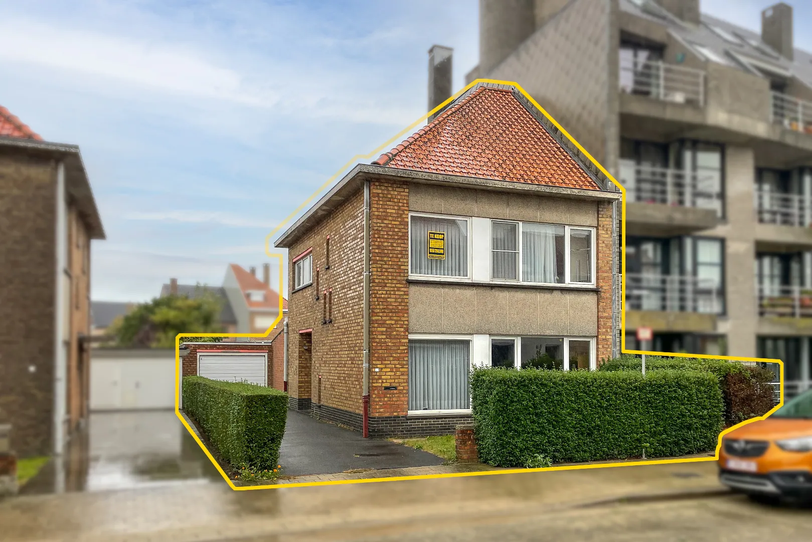 Goed gelegen halfopen woning op 492 m² te Mariakerke