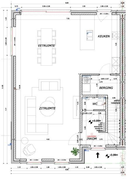 Halfopen nieuwbouwwoning met 3 slaapkamers te Koekelare 