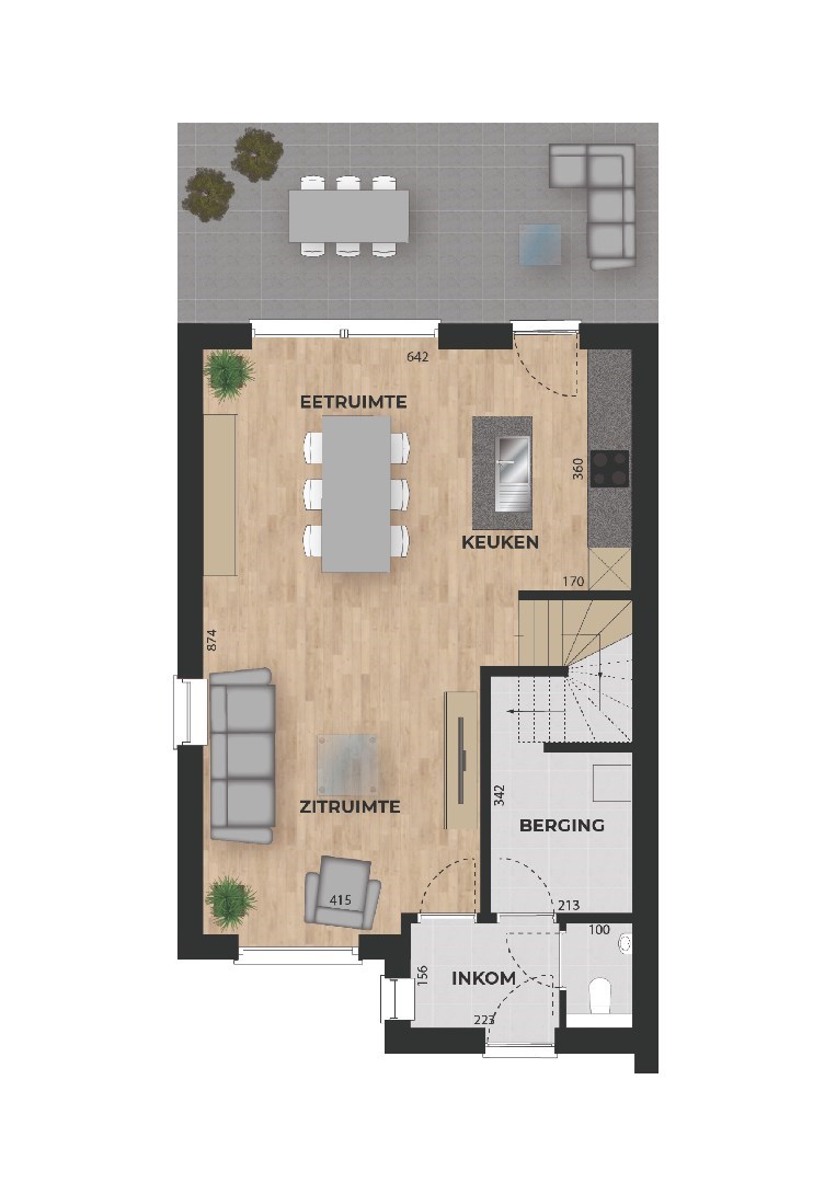 Halfvrijstaande BEN-woning in landelijke stijl op 3 a 75 ca. 