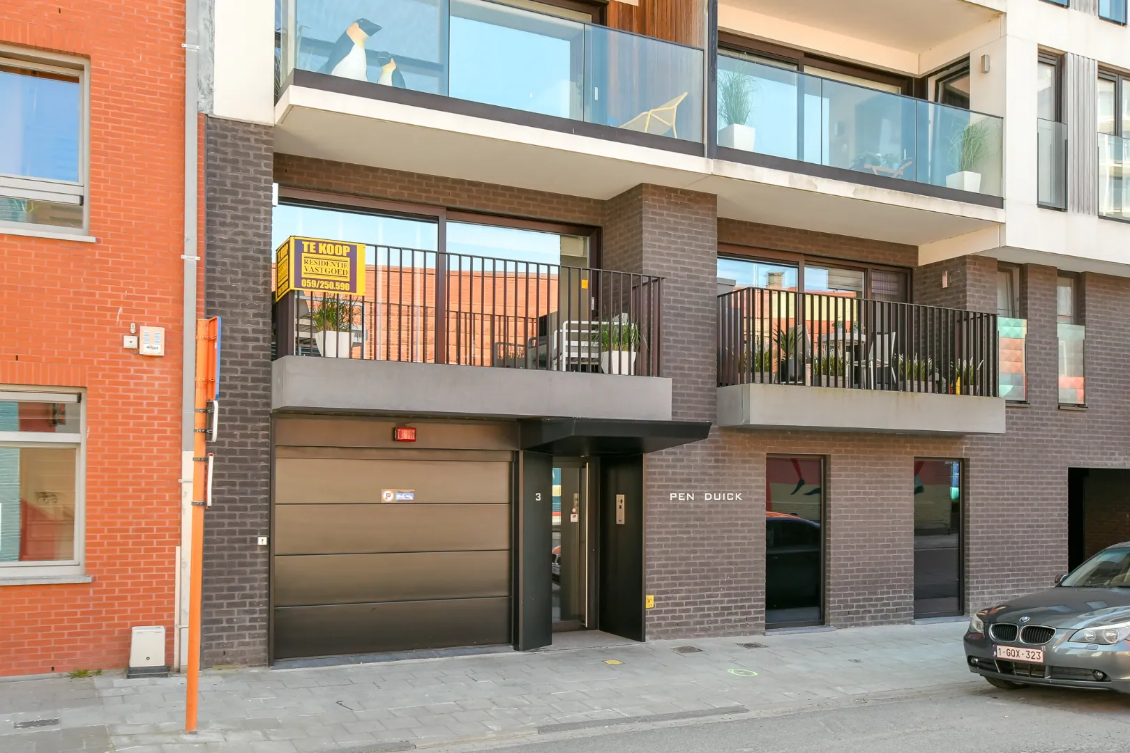 Prachtig appartement centrum Oostende met 2 slaapkamers, 2 badkamers en 2 terrassen