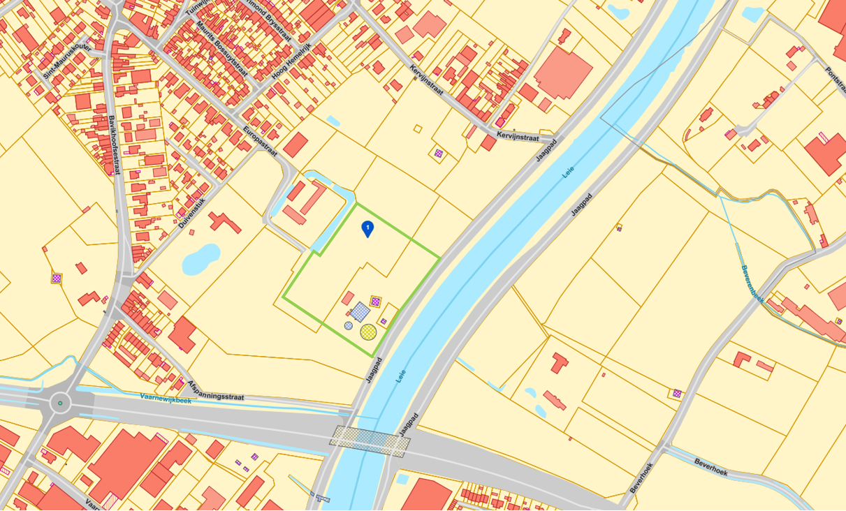 Para agrarisch perceel op 30 000 m&#178; langs de Leie te Bavikhove 