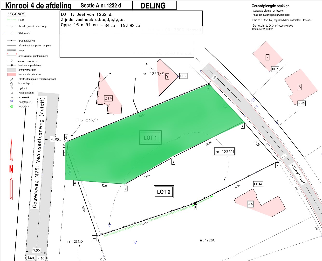 Diverse mogelijkheden aangezien de bouwgrond aan 2 straten grenst. 