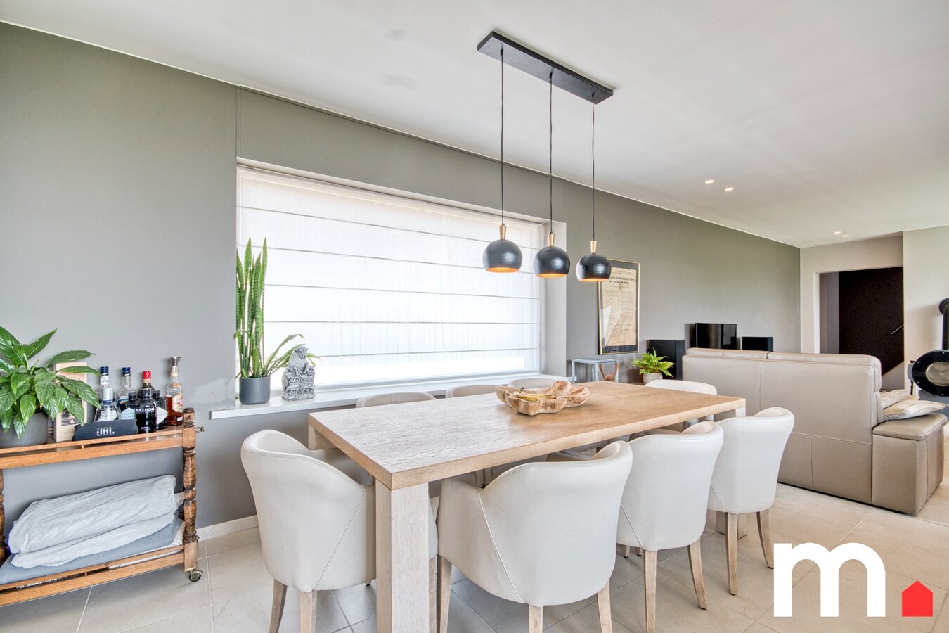 Lichtrijke halfopen woning met prachtige verzichten op de velden in Lendelede! 