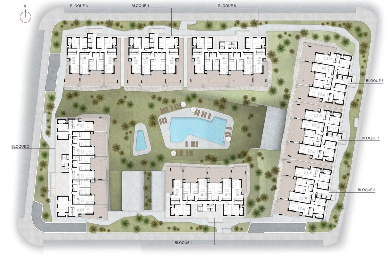 NIEUWBOUW WOONCOMPLEX IN LOS ALTOS 