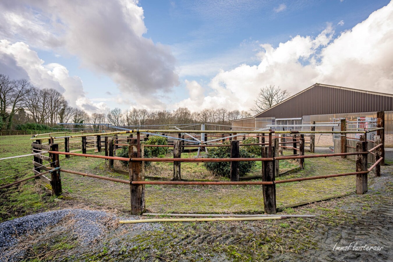 Prachtig paardencomplex met bedrijfswoning, ca. 33 stallen en binnenpiste op meer dan 5,6ha te Bever (Vlaams-Brabant) 