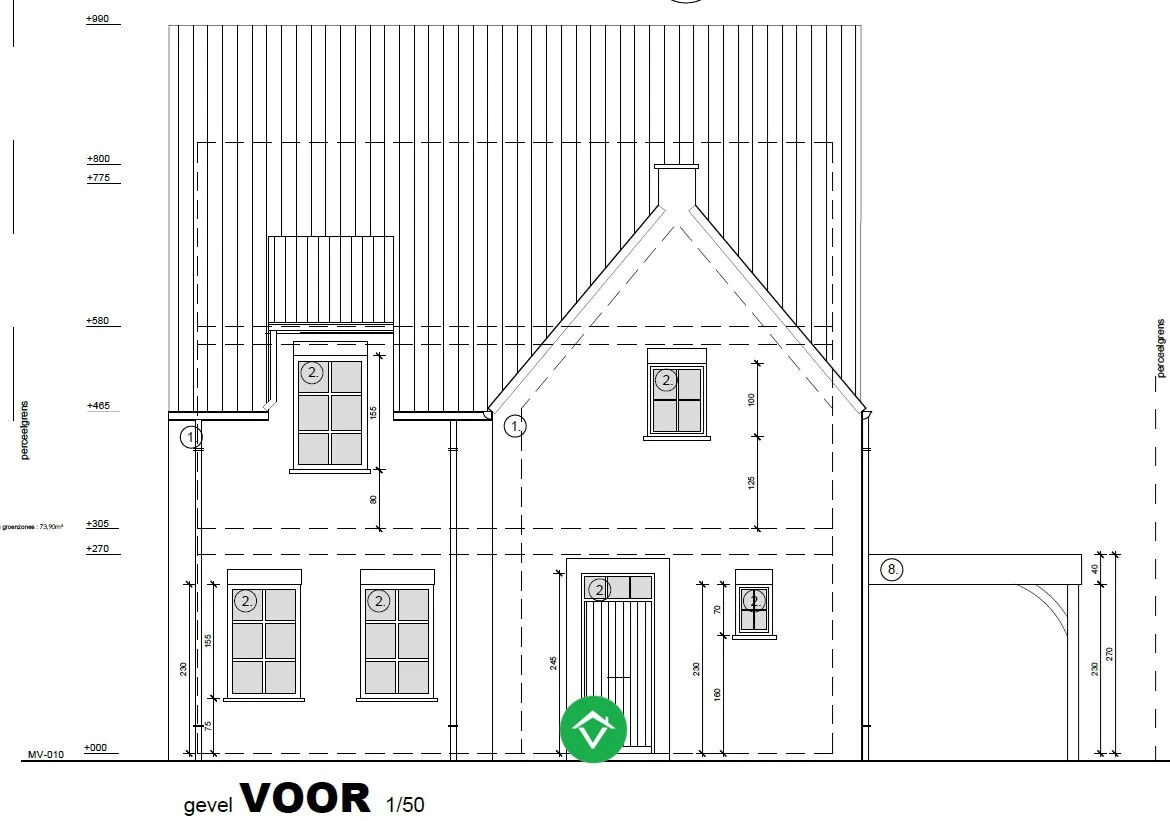 Alleenstaande nieuwbouwwoning met 3 slaapkamers en tuin te Torhout 