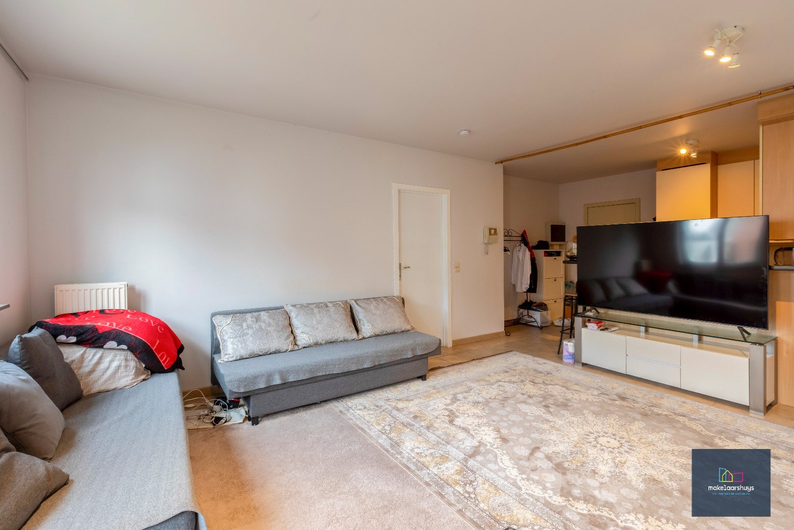 Zeer verzorgd 1-slaapkamerappartement met balkon en staanplaats 