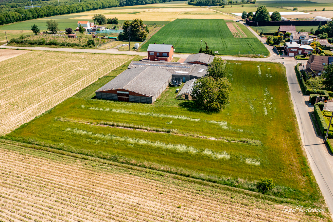 Ruime woning met grote loodsen/bijgebouwen op ca. 70a te Gelrode (Vlaams-Brabant) 