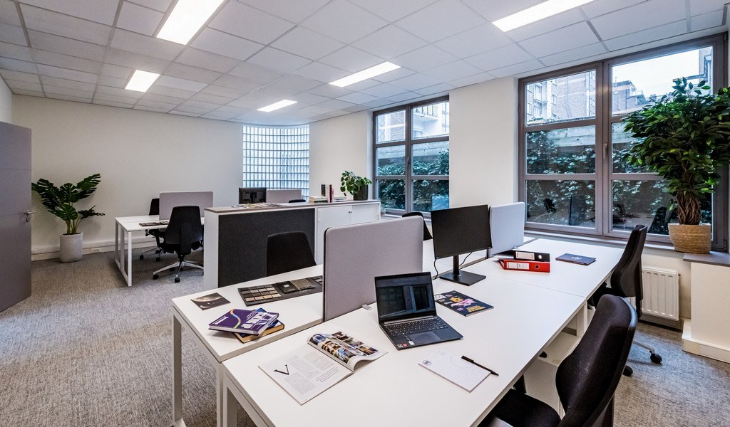 Gemeubelde kantoren met dienstverlening in Parkoffice in Gent