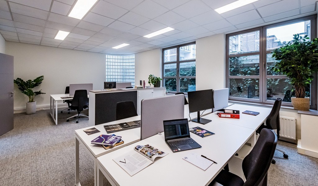 Gemeubelde kantoren met dienstverlening in Parkoffice Gent