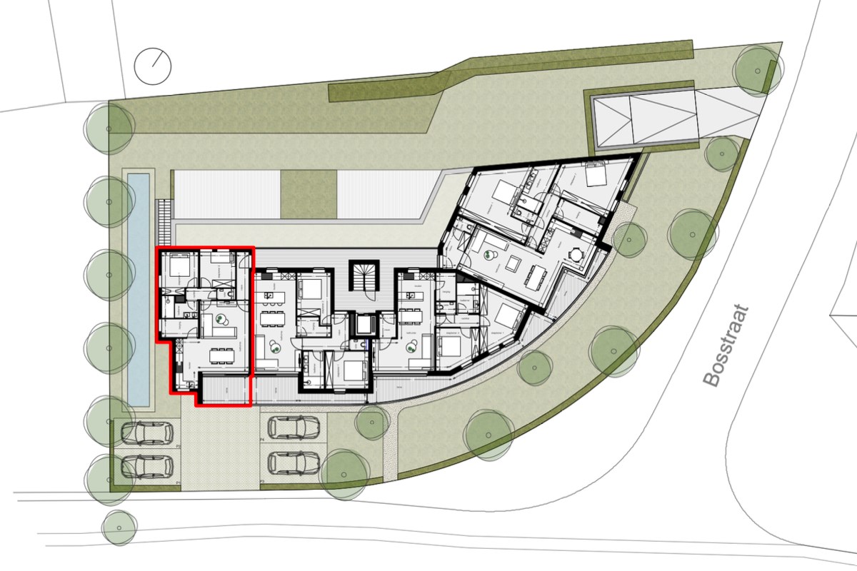 APPARTEMENT 2.1 : 83,01 m2 - 1640 SINT-GENESIUS-RODE 