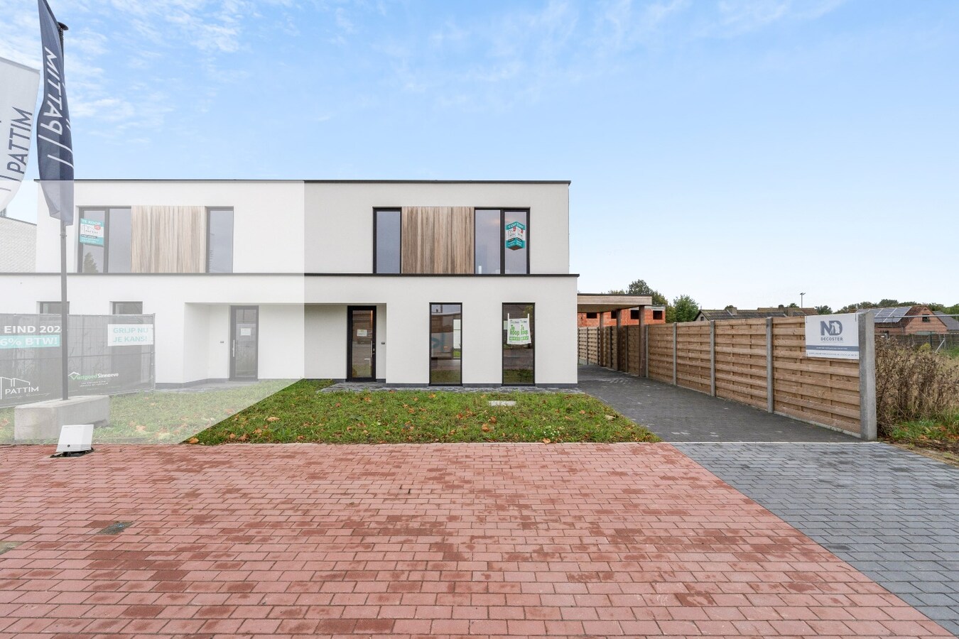 Halfopen nieuwbouwwoning met 3 slaapkamers te Koekelare 