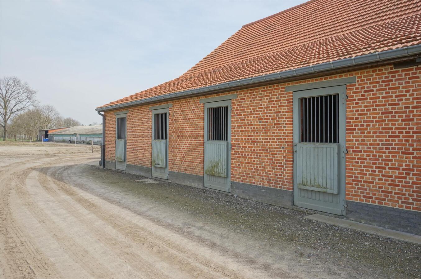 Hoeve met stallingen op ca. 2 ha te Ramsel 