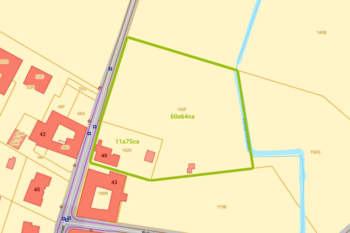 Uitzonderlijke woning met prachtig vergezicht op perceel van 72 are 