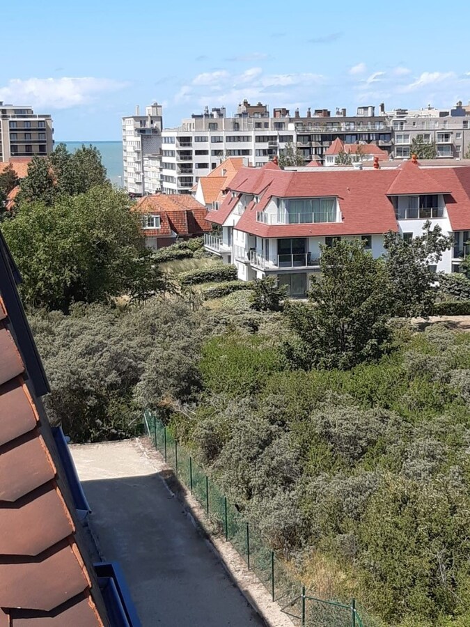 Penthouse met zuidgericht terras vlakbij het strand 