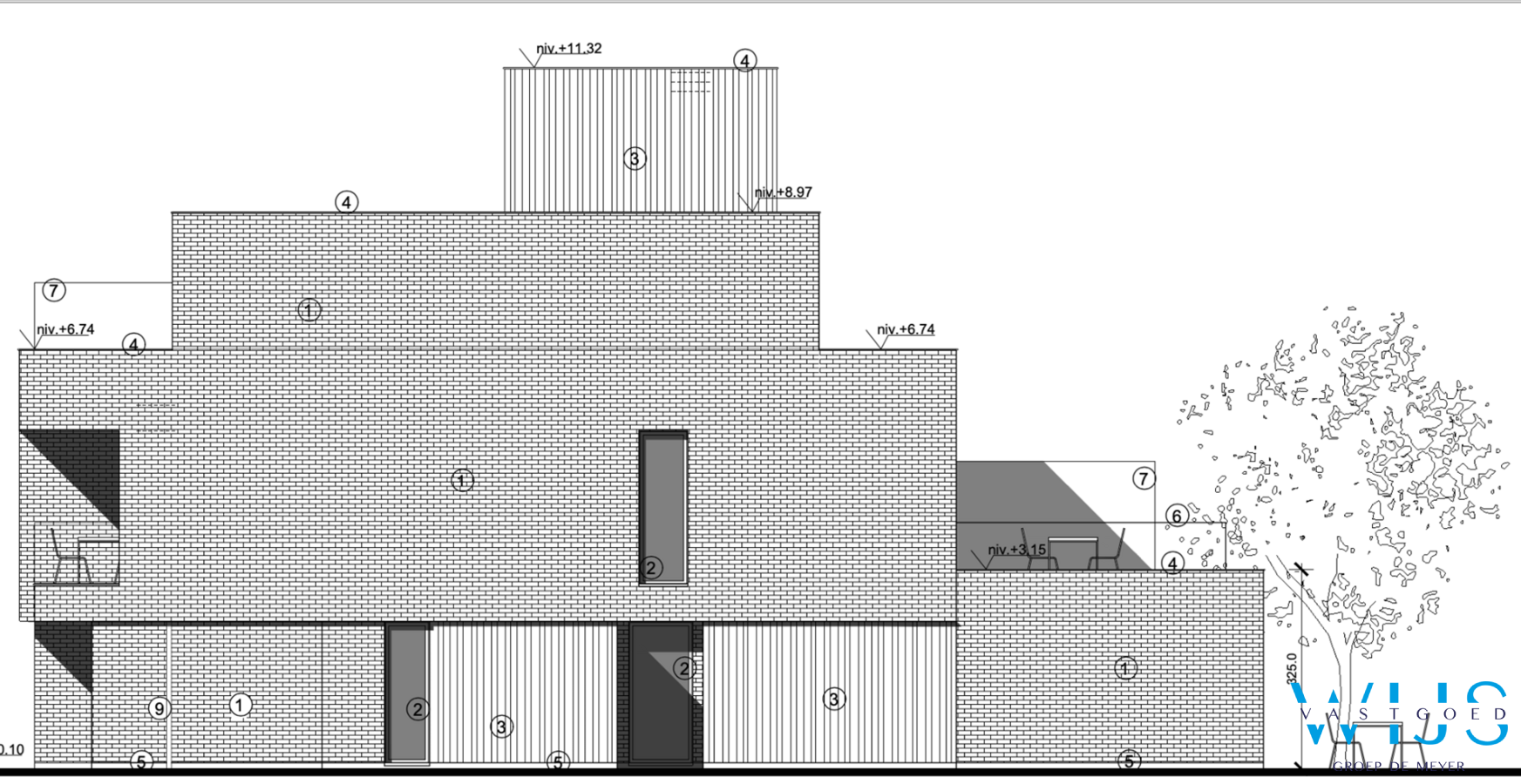 Nieuwbouw appartement met 2 terrassen te ERTVELDE ! 