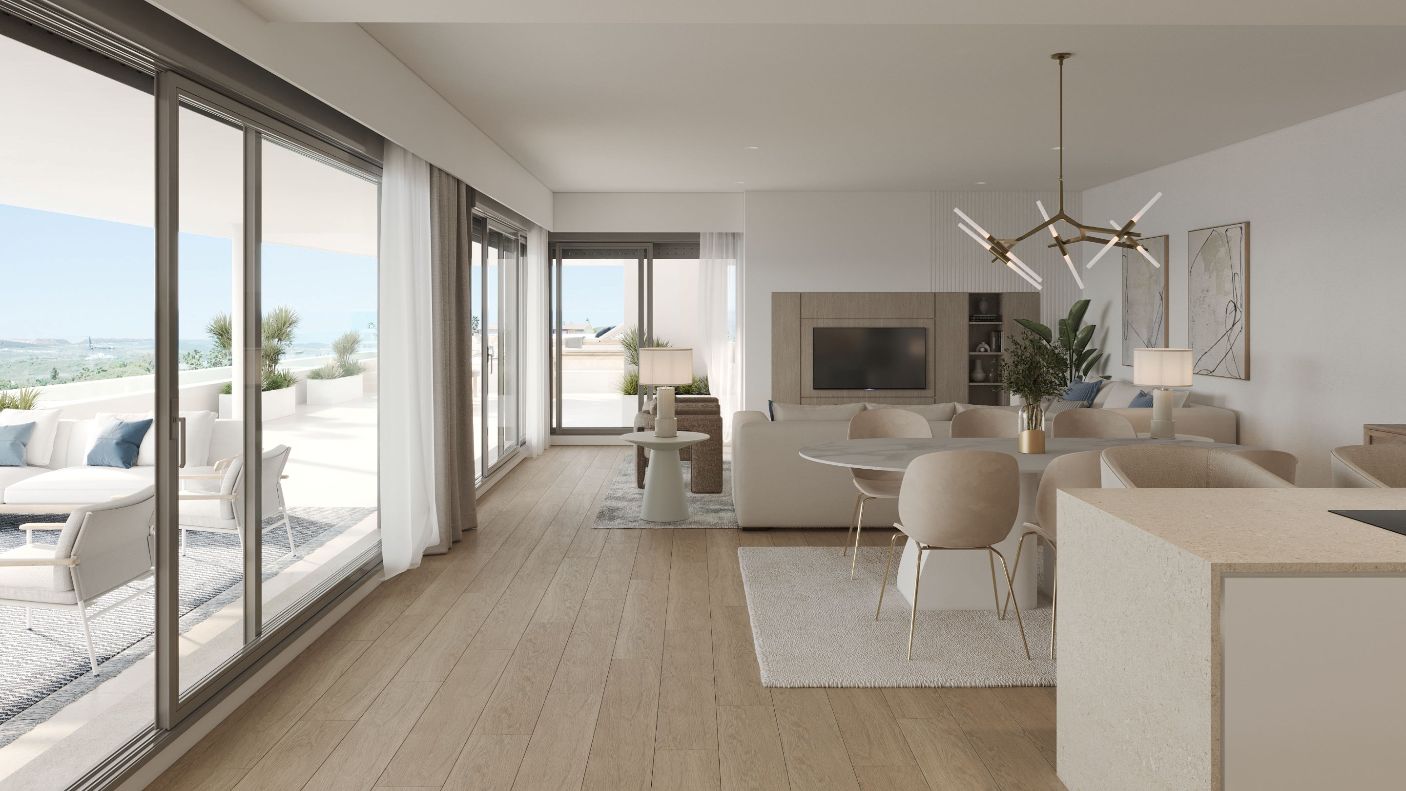 Zenity Indigo: Ruime 2 tot 4 slaapkamer appartementen, penthouses en duplexen vlakbij het strand in Estepona 