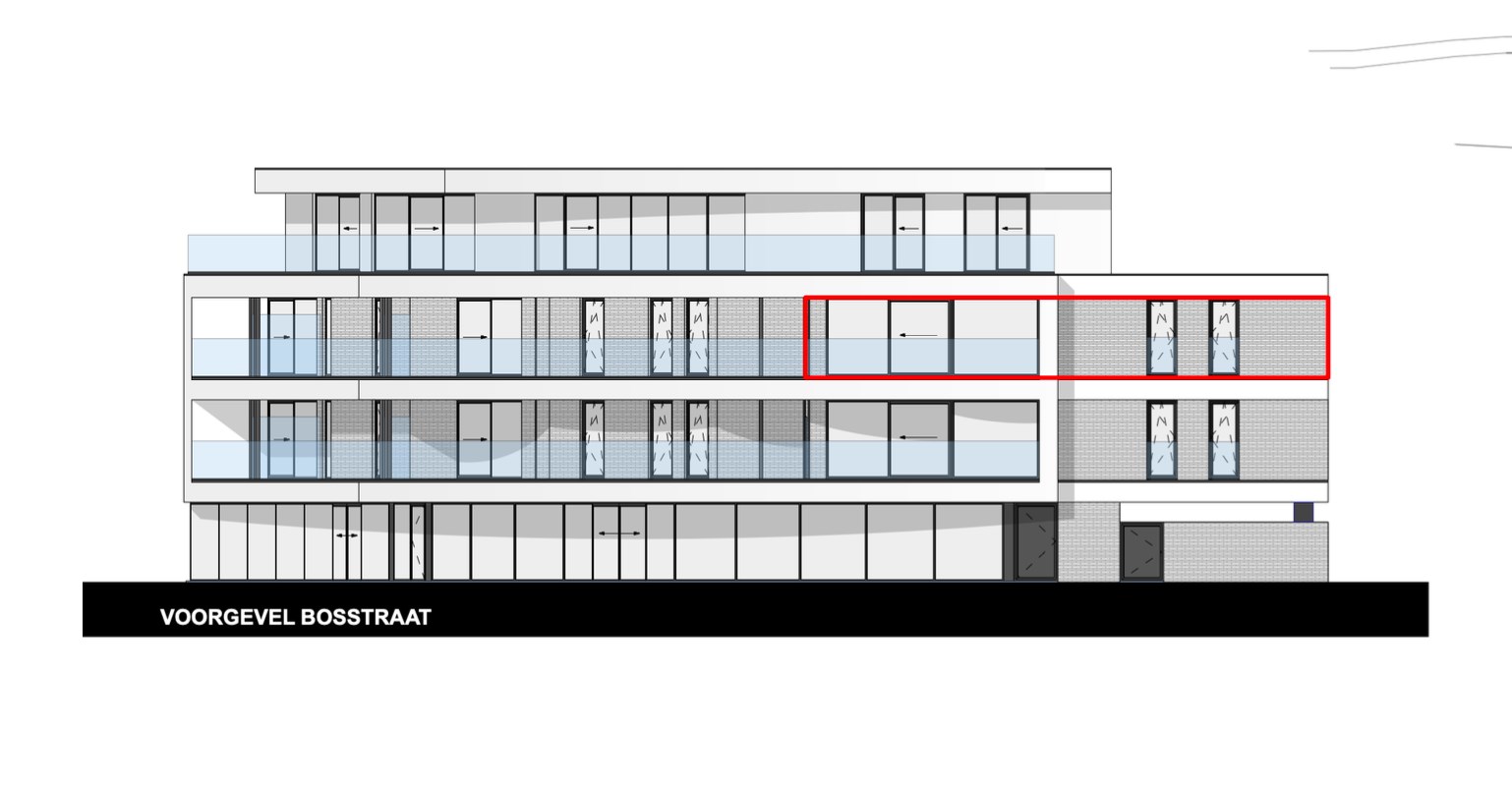 APPARTEMENT 2.4 : 134,84 m2 - 1640 SINT-GENESIUS-RODE 