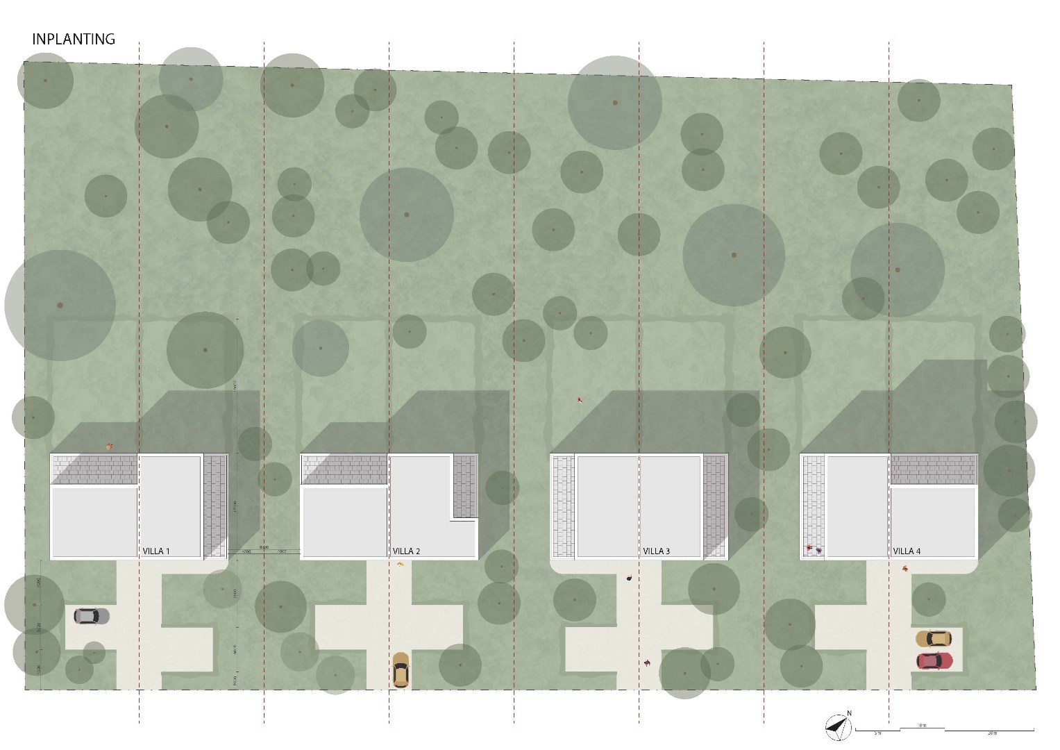 Knappe bouwgrond voor een drie-gevel villa met achterliggend bos 