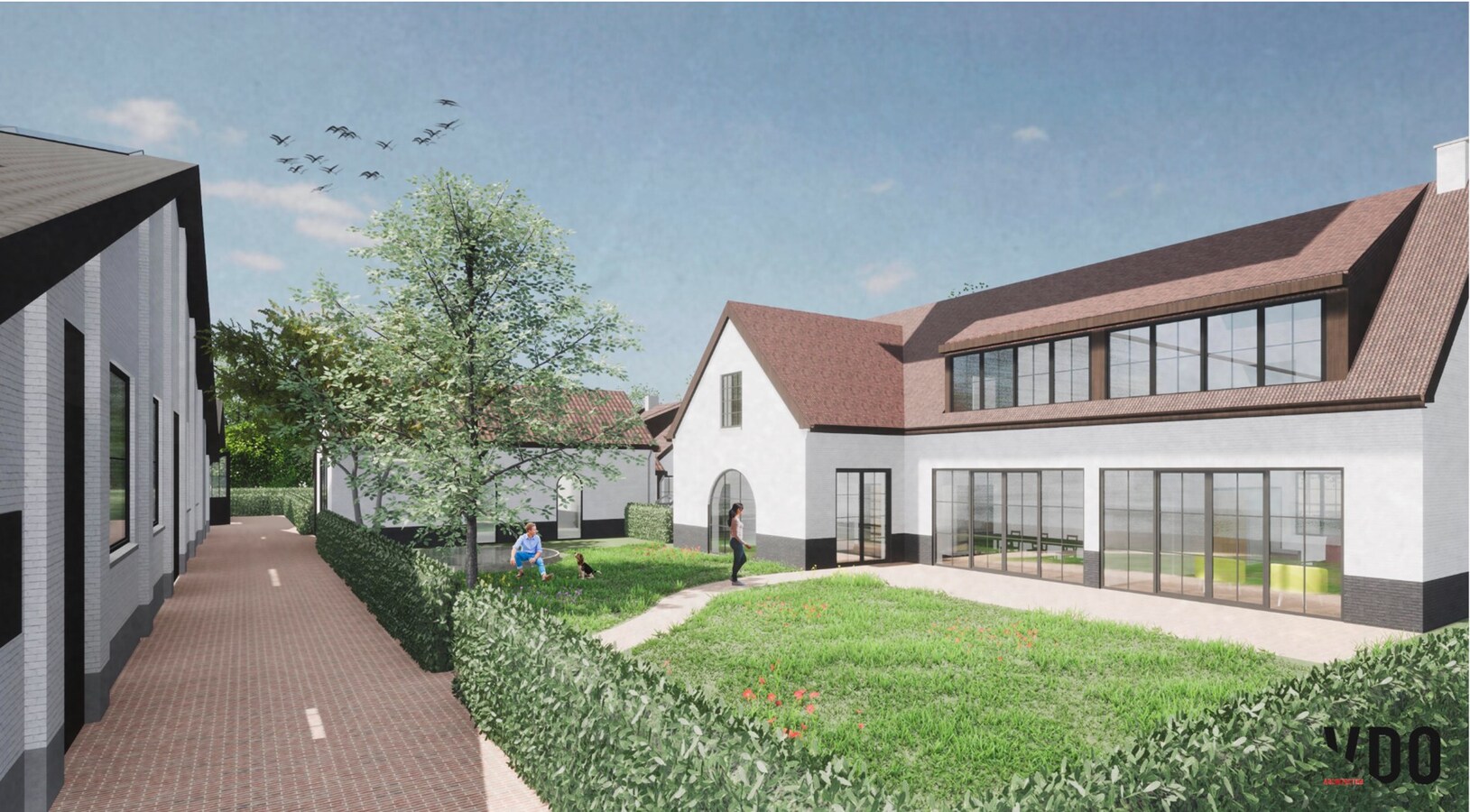 Equestrian new construction project on approx. 2.2 ha/ 5,45 acres in Halle-Zoersel (Antwerp) 