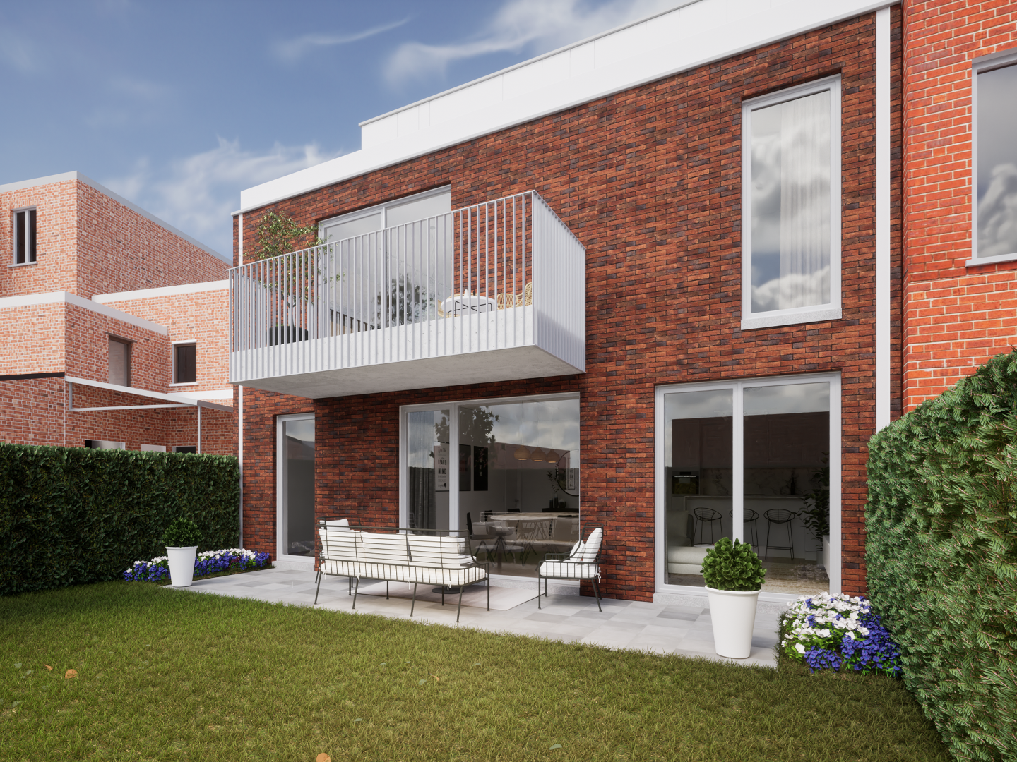 Nieuwbouw energiezuinige appartementen in een kleinschalig project. 