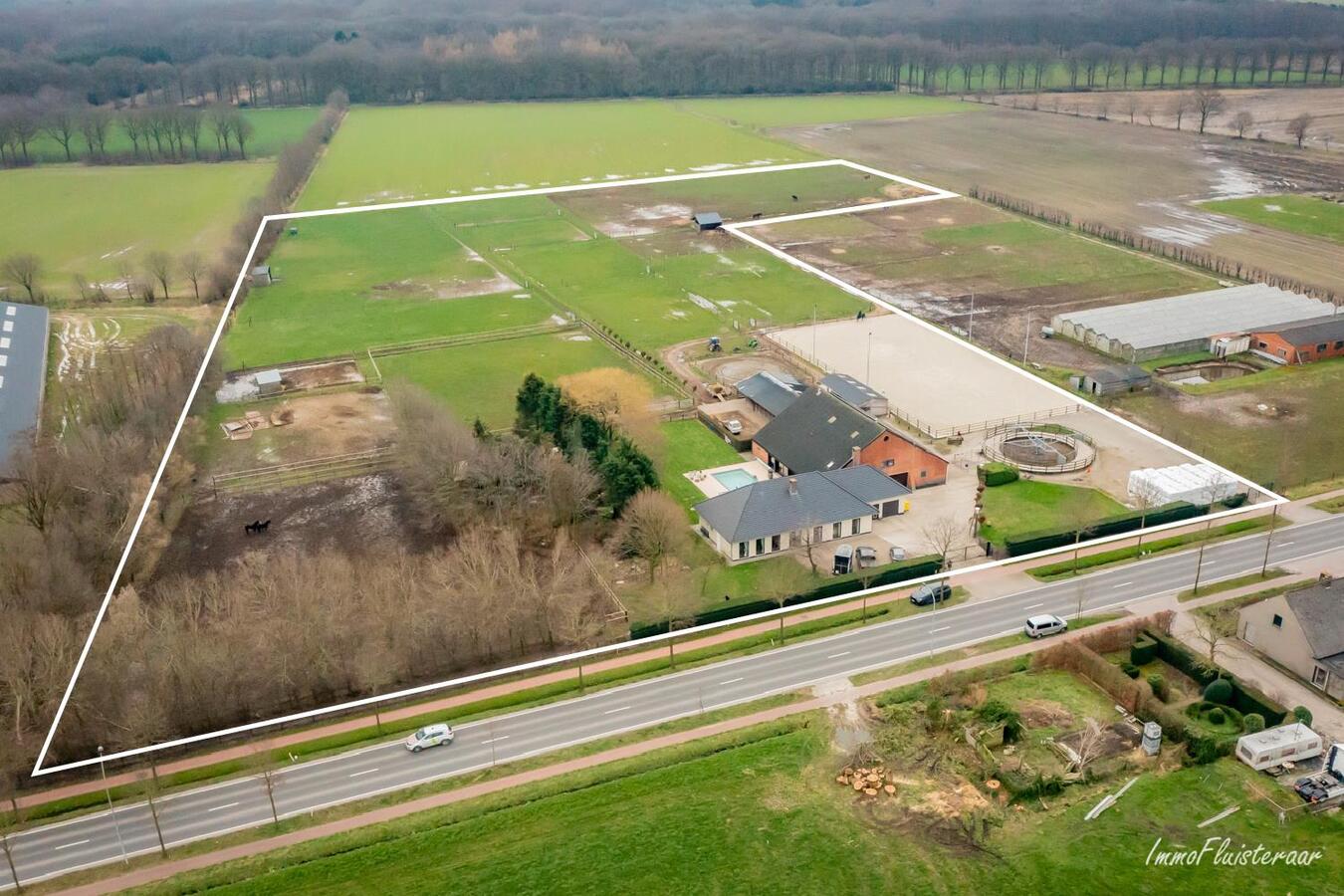 Charmante woning met paardenaccommodatie op 3,7ha te Rijkevorsel 