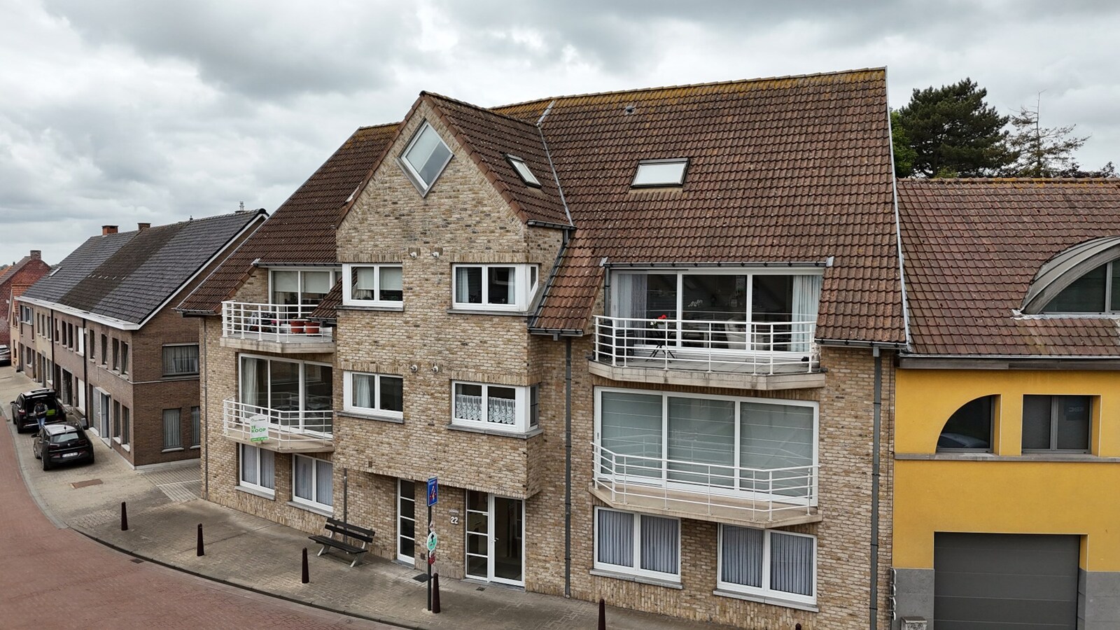 Appartement met 2 slaapkamers en 2 terrassen te Koekelare 