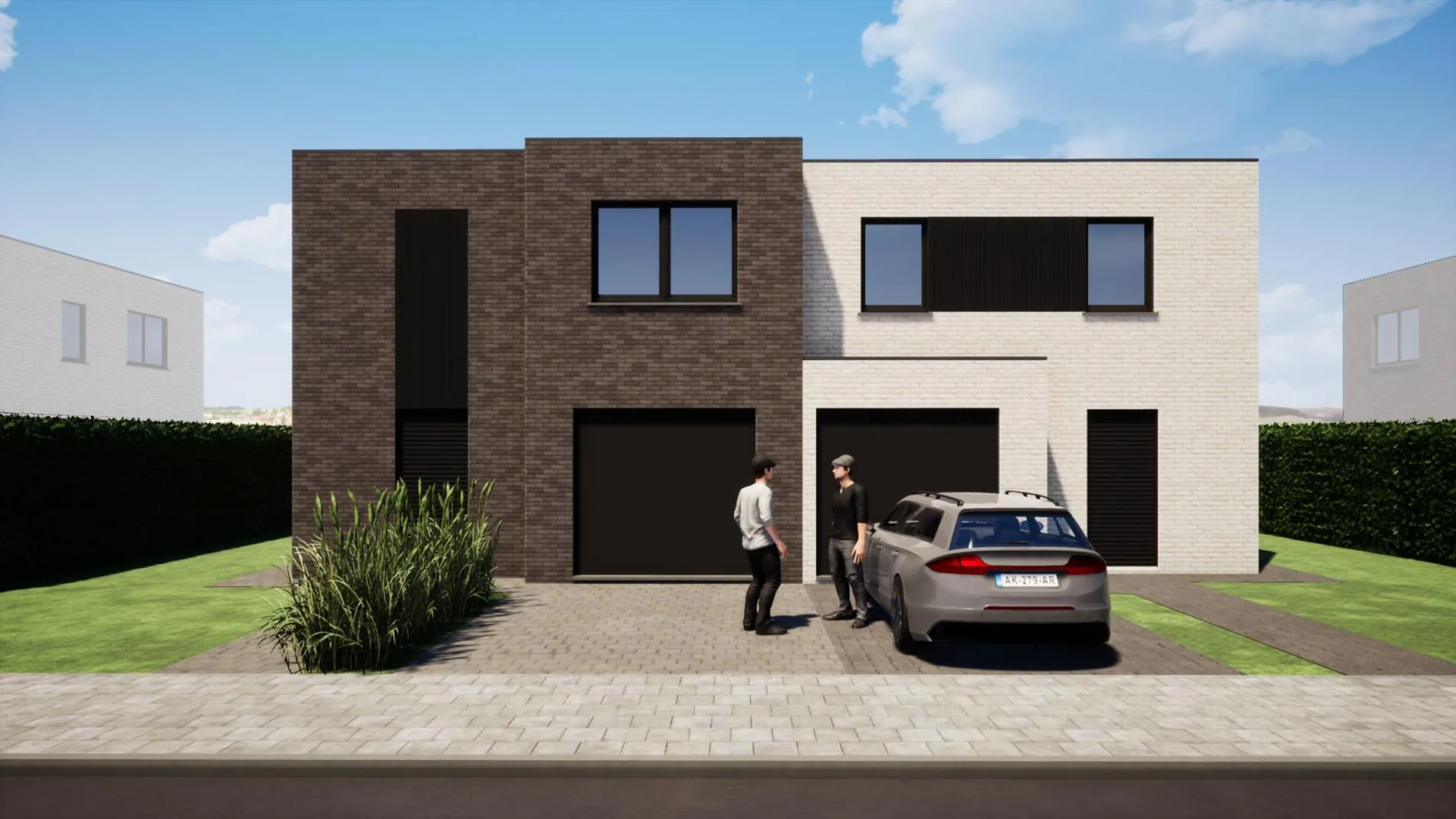 Prachtige nieuwbouwwoning in moderne bouwstijl te Westkerke