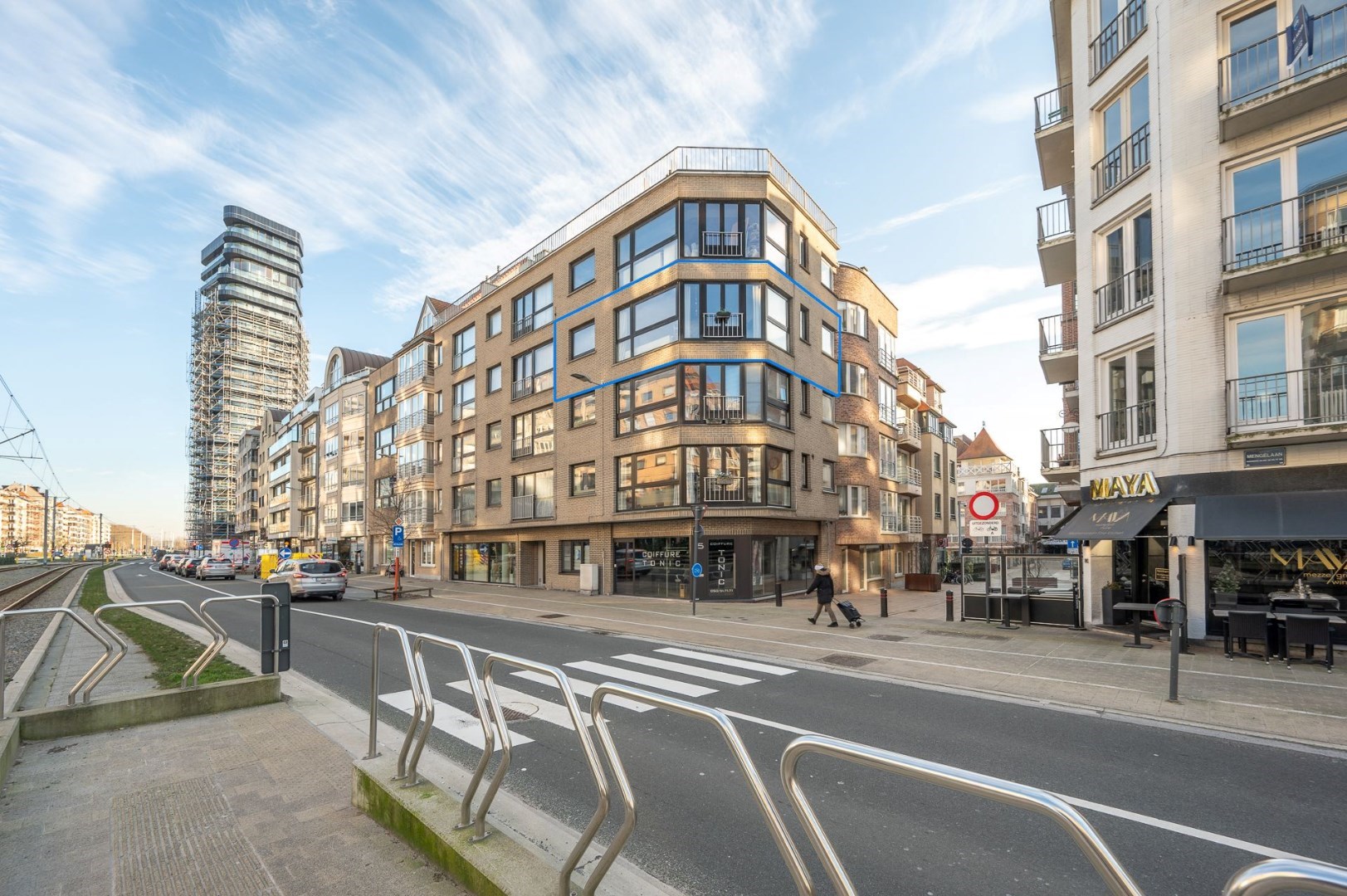 Lichtrijk hoekappartement met 2 grote slaapkamers 