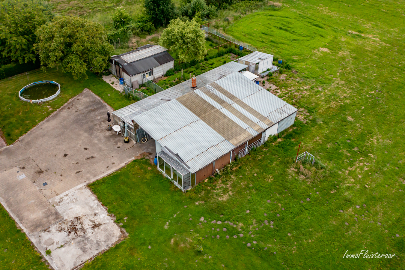 Langgevelhoeve met bijgebouwen en weiland op ca. 1,15ha te Langdorp (Vlaams-Brabant) 