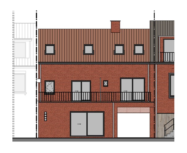 Duplex appartement van 82 m&#178; met &#233;&#233;n slaapkamer in het centrum van Hoogstraten 