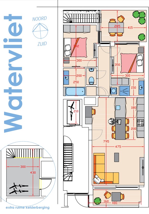 R&#201;SIDENCE WATERVLIET - Rez-de-chauss&#233;e - Projet de construction neuve &#233;conome en &#233;nergie avec des finitions de haute qualit&#233; situ&#233; au centre de Knokke, &#224; proximit&#233; des rues commer&#231;antes et &#224; quelques 