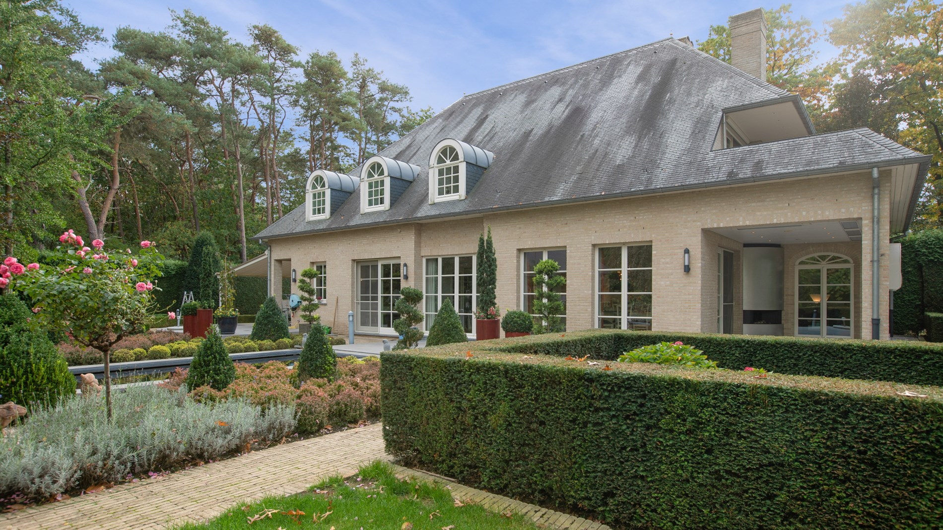 Westelijk georiënteerde tuin 
