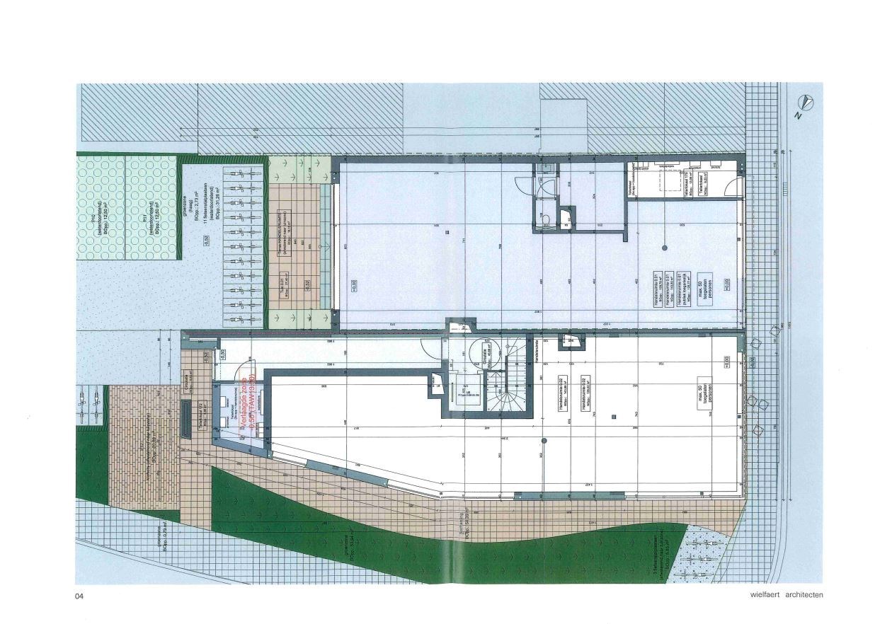 Gelijkvloerse handelsruimte van 143 m&#178; met luxe appartement op een toplocatie in Waregem! 