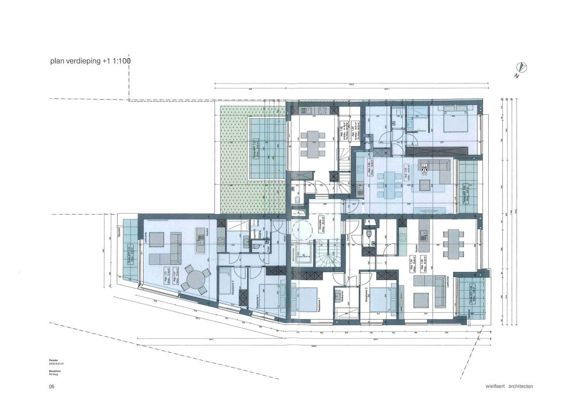 Stijlvol duplexappartement in nieuwbouwproject te Waregem 