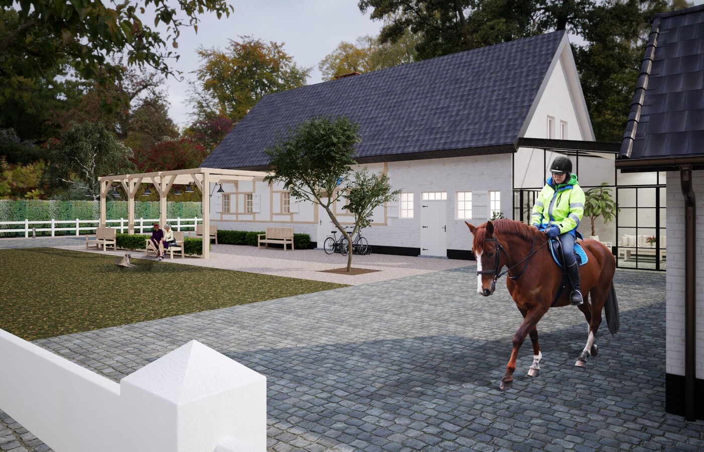 Equestrian center with great potential (and subsidies) on approximately 5.67 hectares in Heusden-Zolder. 