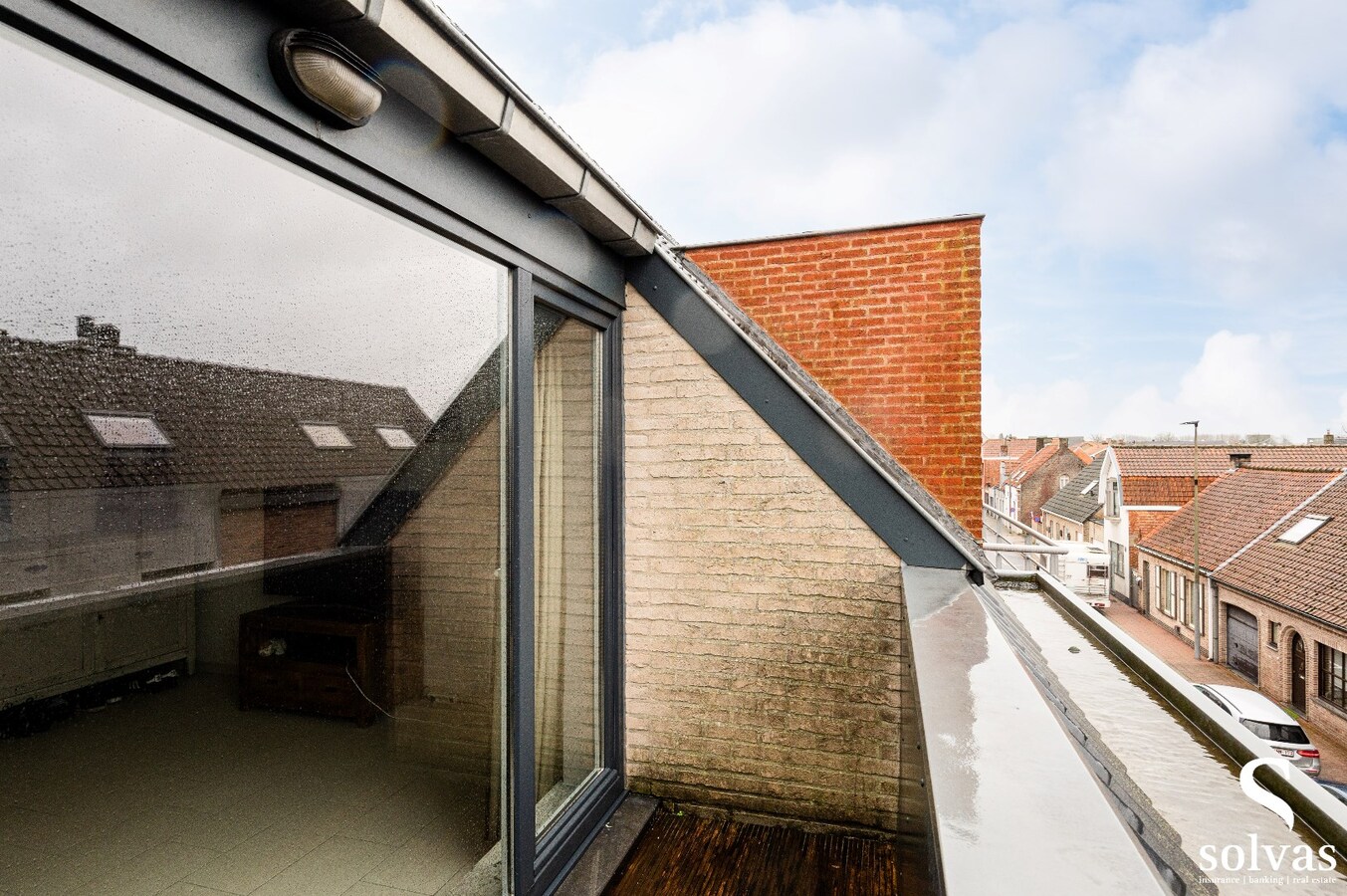 Duplex met 2 slaapkamers en terras in het centrum van Maldegem 