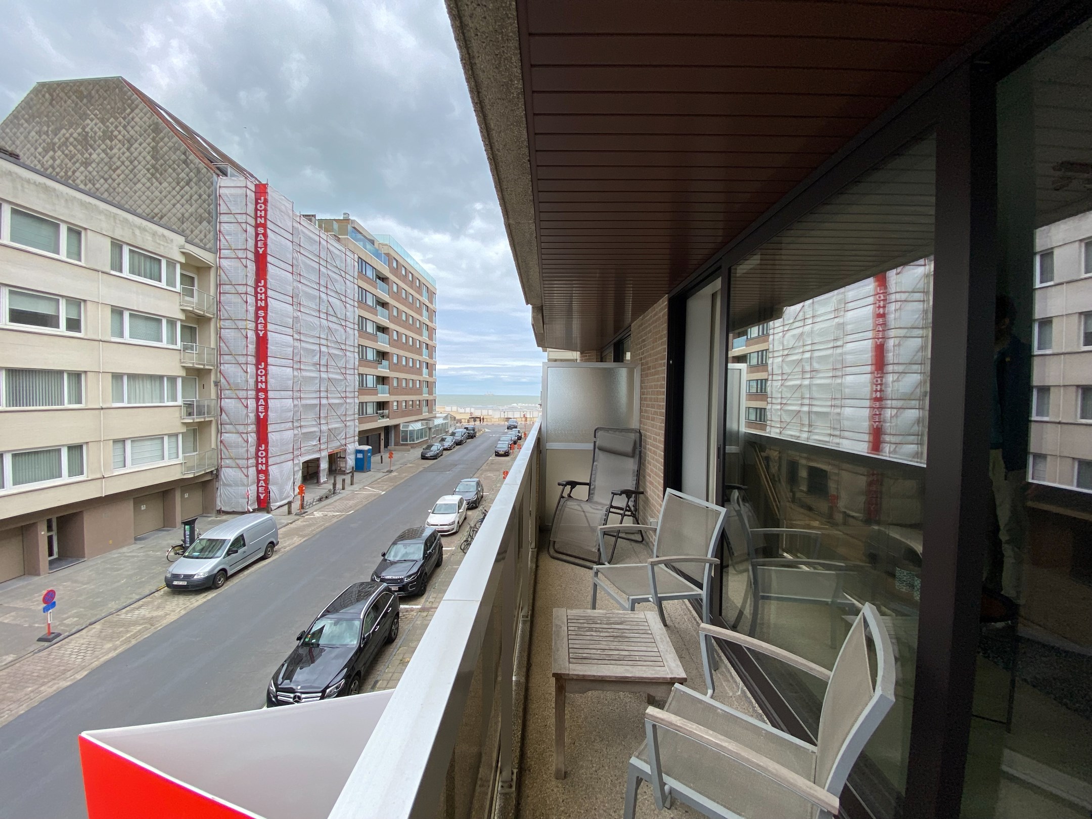 Appartement moderne et atmosph&#233;rique avec vue lat&#233;rale sur la mer &#224; Knokke 