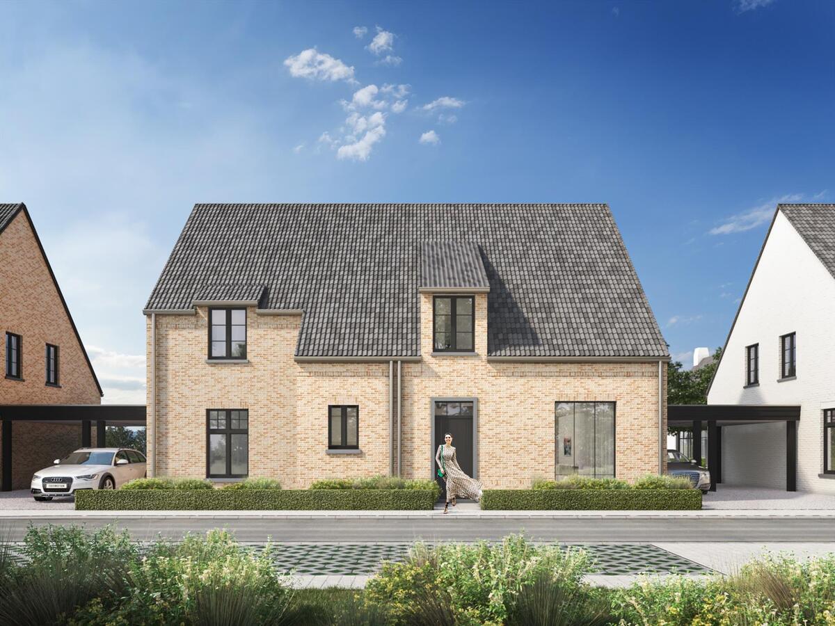 Half-open nieuwbouwwoning met 4 slaapkamers en tuin te Ichtegem 