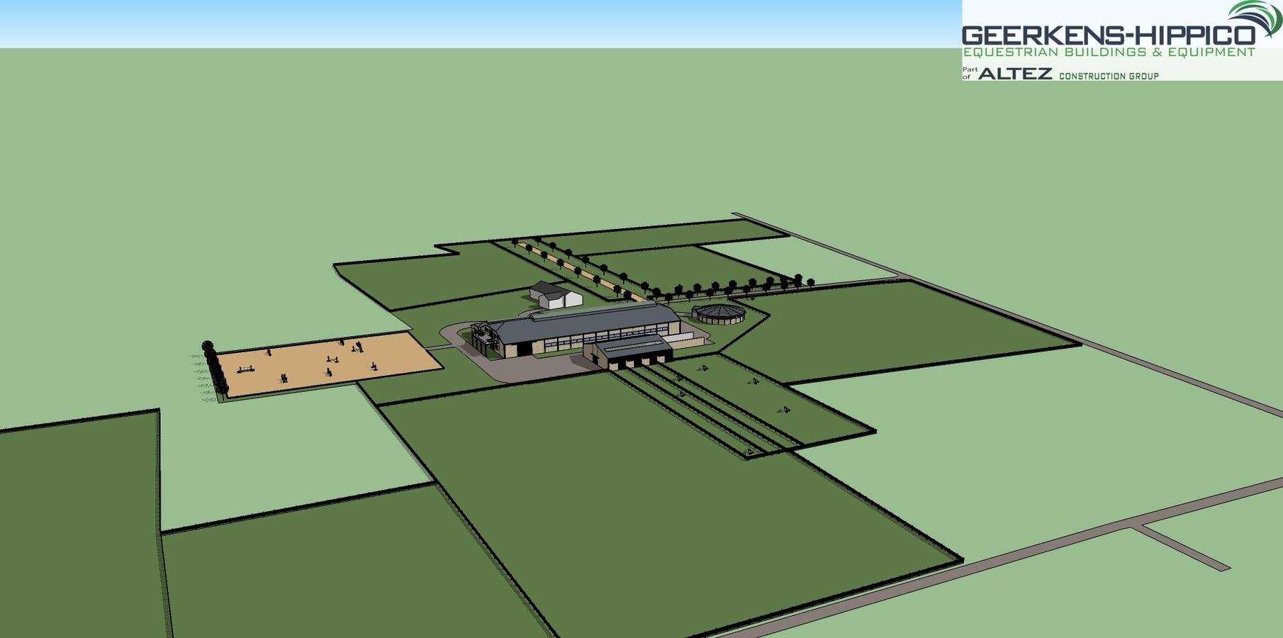 Project plot with license for professional horse keeping and house to be renovated on approximately 9ha in Neerpelt 