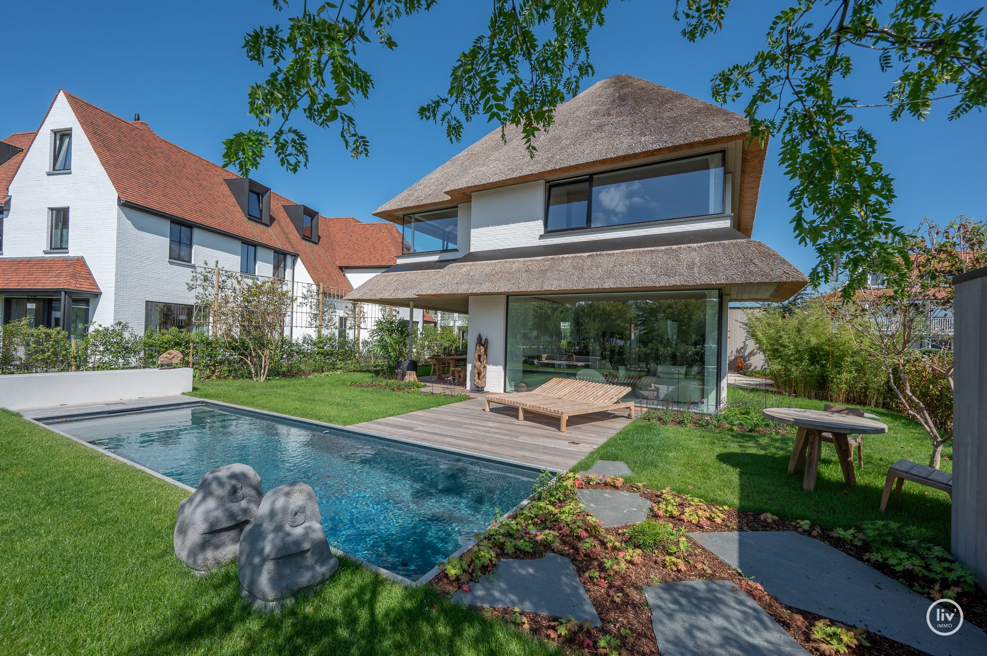 Villa de construction neuve exclusive &#224; Duinenwater avec une orientation parfaite du soleil. 