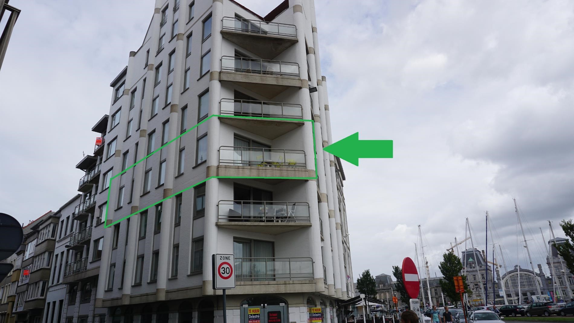 GEMEUBELD APP. MET 2 SLPS MET TERRAS EN PRACHTIG ZICHT OP JACHTHAVEN 