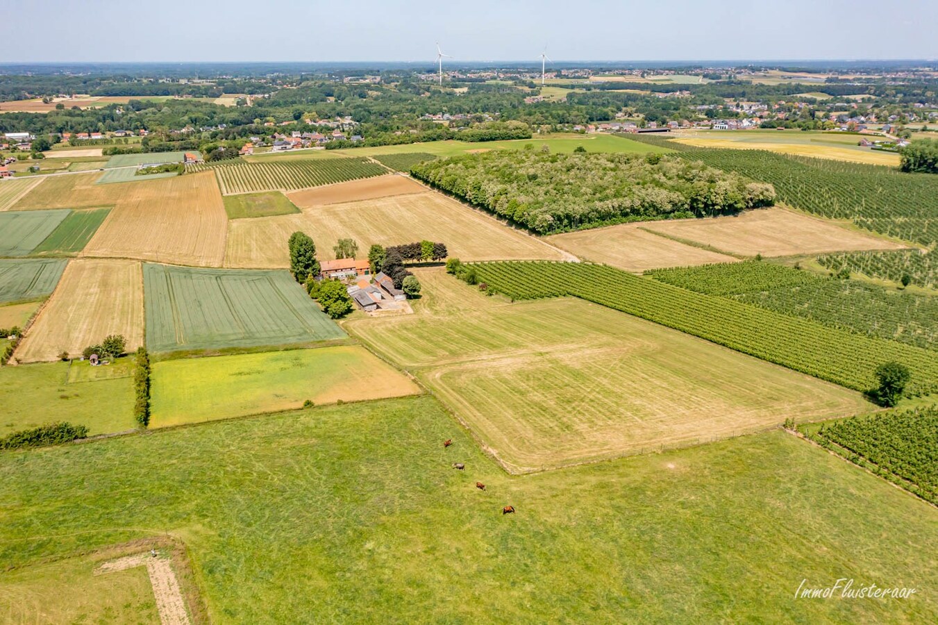 Landelijk gelegen te renoveren boerderij met bedrijfswoning op ca. 7,5ha te Tielt-Winge (Vlaams Brabant) 