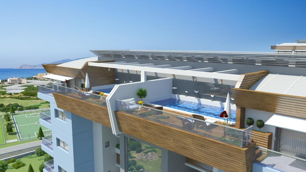 Nieuwbouw duplex appartement met priv&#233; zwembad 