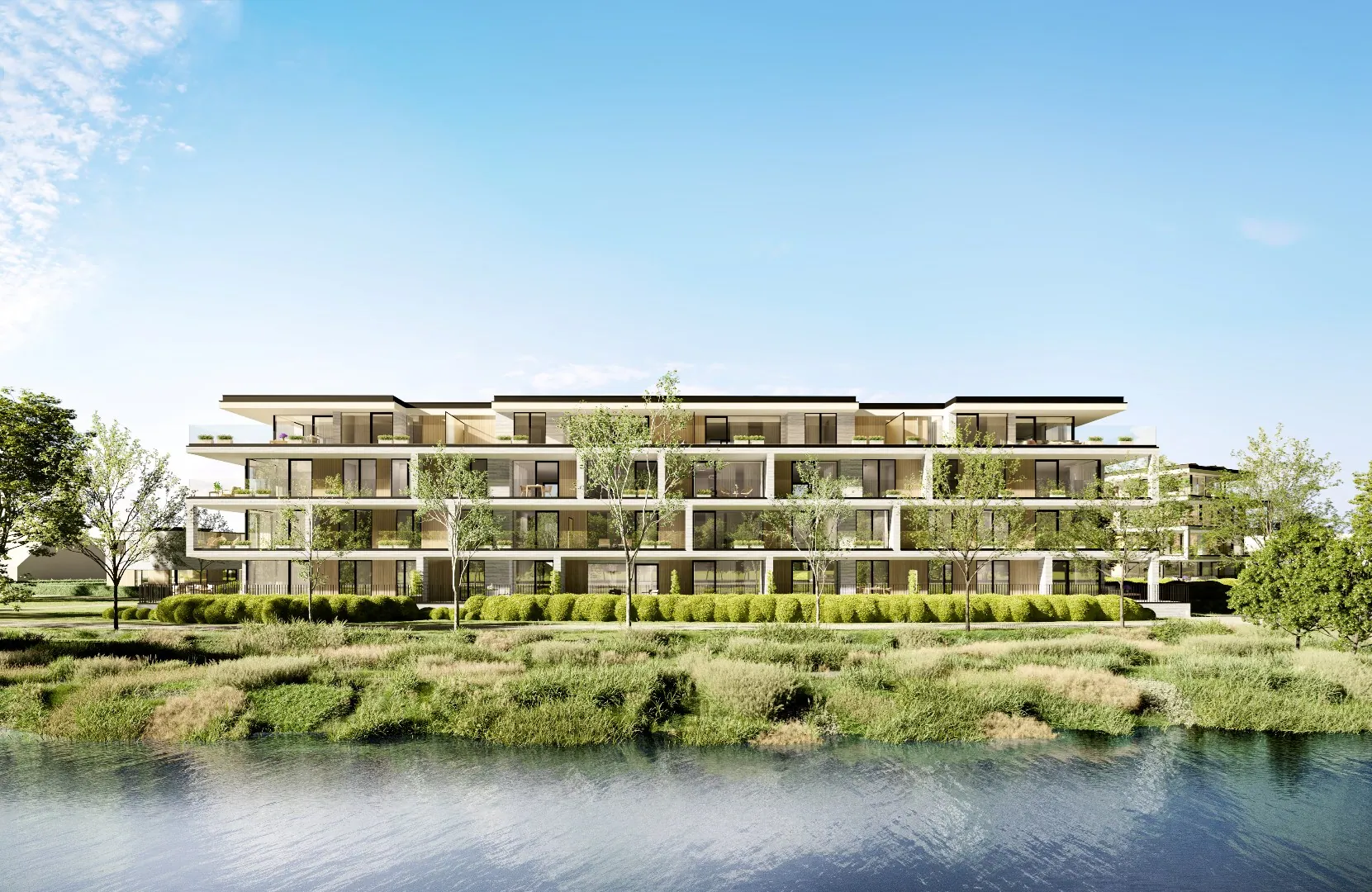 Prachtig gelegen nieuwbouwappartement aan het kanaal te Oudenburg