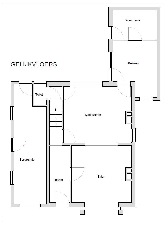 Woning met landelijk zicht, 3/4 slpk, garage, diepe tuin, potentieel! 