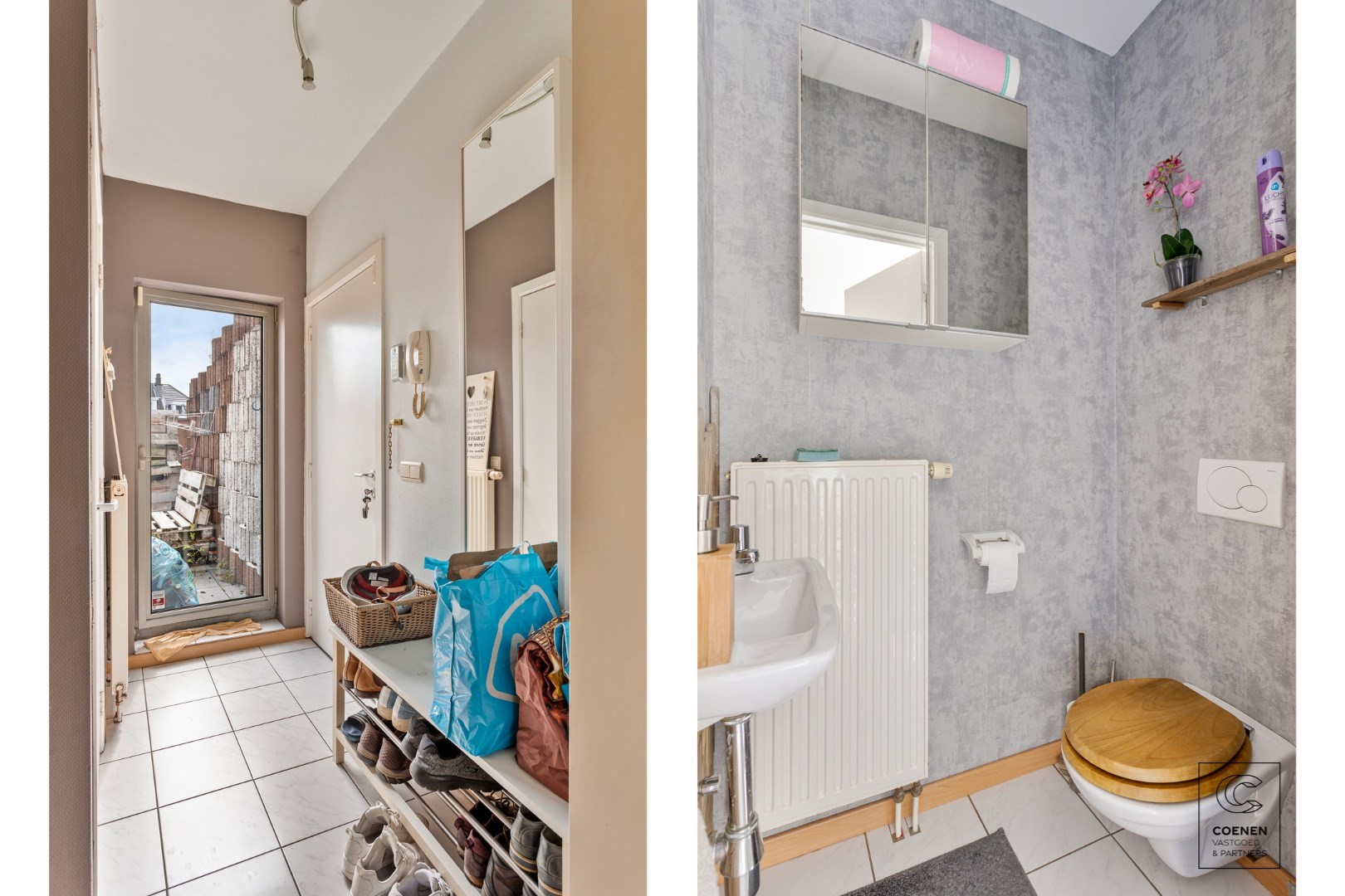 Instapklaar duplex appartement met 2 slpk&#39;s, bew. opp. van ca. 70 m&#178; te Hoboken! 